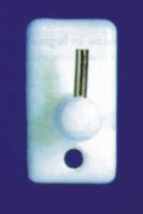 Supporto plastica adesivo con foro gancio acciaio per bris-bris (1CF.)