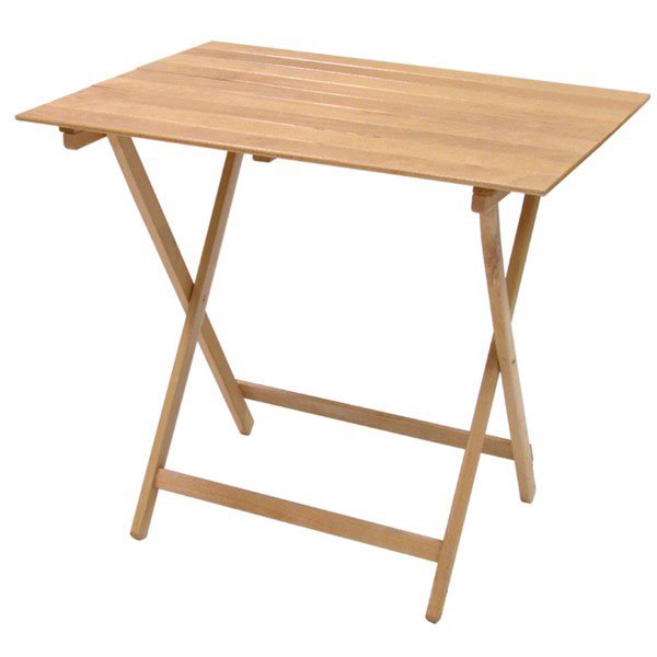Tavolo legno pieghevole            cm 100x60 frasm