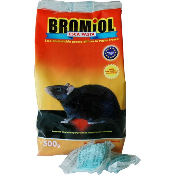 Esca topi bromiol biocida bocconcino   g  200 cisa