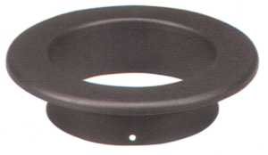 Rosone lamiera pesante speessore 1,2 mm. verniciato nero opaco 