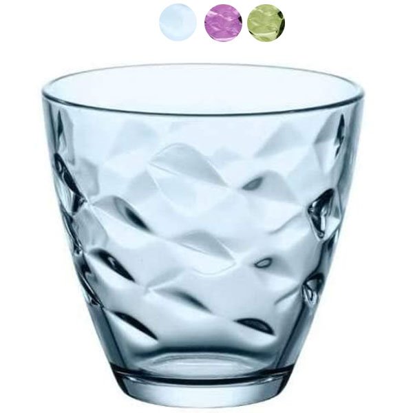 Bicchiere flora acqua verde   cc 260 pz 6 bormioli