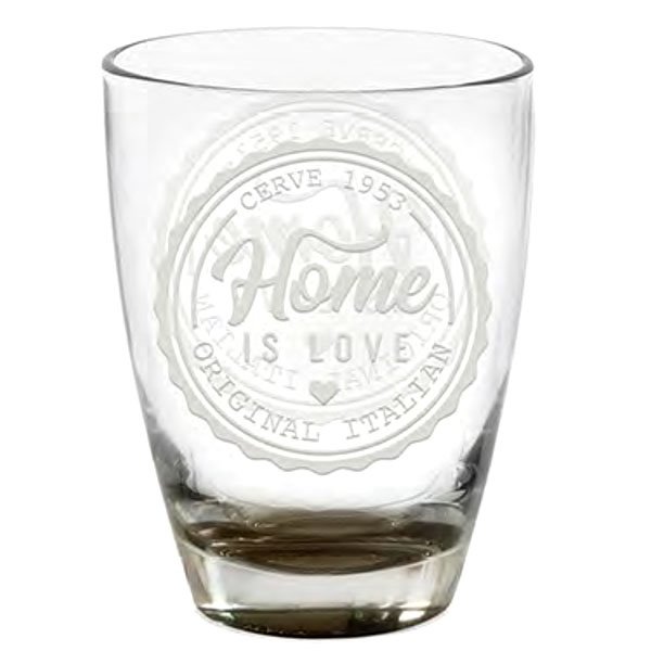 Bicchiere fonte acqua home love  cc 310 pz 3 cerve