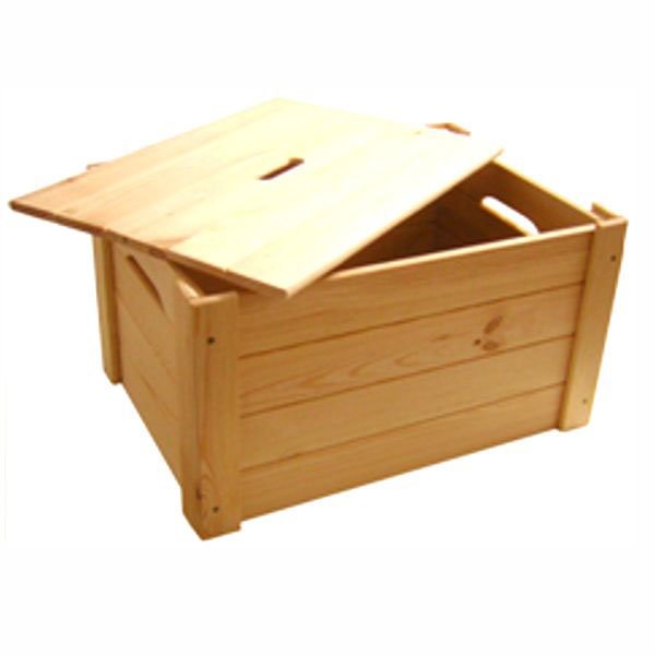 Contenitore box legno linear    cm 53x39 h 29 xtra