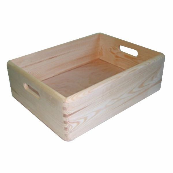 Contenitore cesta legno pratica cm 30x20 h 14 xtra