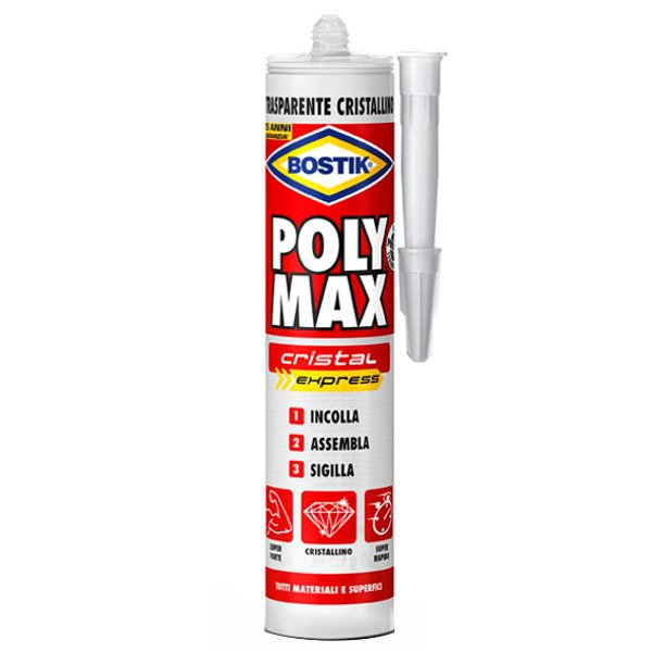 Adesivo poly max g 300 cristal express      bostik