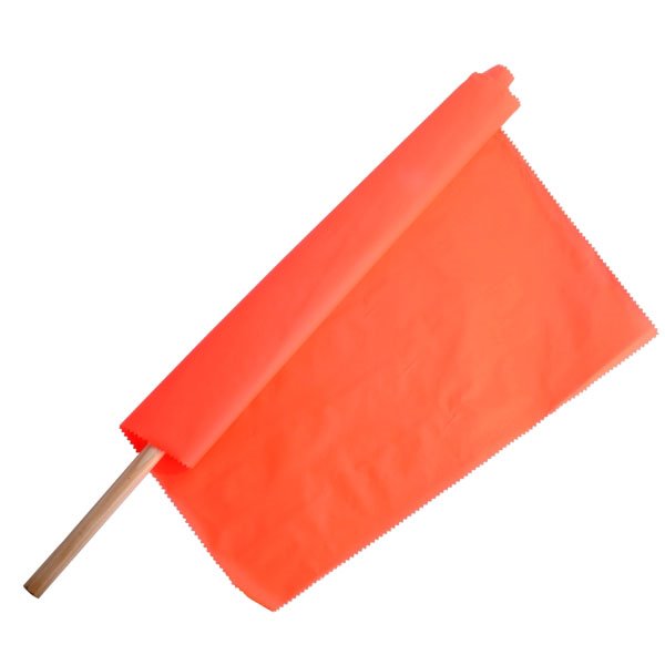 Bandierina segnaletica arancio fluo 60x80      d&b