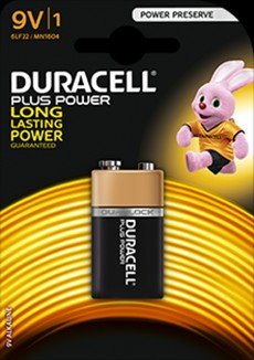 Bl. 1 batteria transistor 9v alcalina plus - duracell (10BL.)